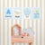 Kit de Placas Decorativas Ovelhas Cute