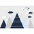 Imagem do Papel de Parede Personalizado Montanhas Lua-Azul