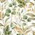 Papel de Parede Personalizado Golden Leaves - loja online