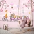 Papel de Parede Personalizado Passeio Encantado Baby Pink