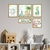 Kit de Placas Decorativas Dinos Cute Baby
