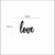 Palavra Decorativa de Parede Love - comprar online