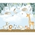 Papel de Parede Personalizado Safari Animais Cute na internet