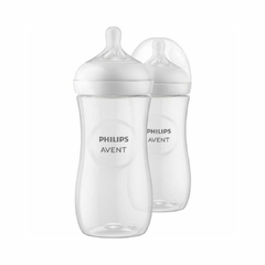 AVENT - KIT 2 MAMADEIRAS PETALA 3.0 330ML TRANSPARENTE - comprar online