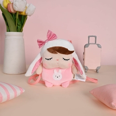 METOO DOLL - BOLSA COM ALÇA MINI 20CM ANGELA FLORESTA COELHA COM CAIXA