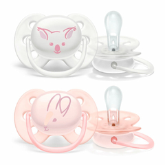 AVENT - CHUPETA ULTRA SOFT DUPLA KOALA/COELHO 0-6M - comprar online