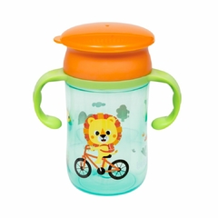 BUBA - COPO DE TREINAMENTO 360° BUBAZOO LEÃO 300ML - Mamu Kids Store