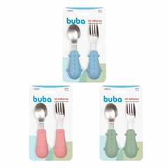 BUBA - KIT TALHERES CABO EM SILICONE DIVERSOS MODELOS