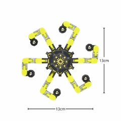 FIDGET SPINNER ANTI-STRESS ROBO ARTICULADO AMARELO - comprar online