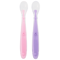 BUBA - KIT COLHER SILICONE BABY - ROSA/LILÁS na internet