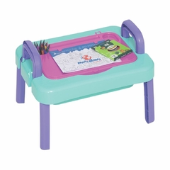 MERCOTOYS - MESINHA DE DESENHO CHARMOSA COM LAPÍS DE COR - ROSA - Mamu Kids Store