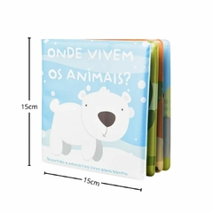 MULTIKIDS - LIVRO DE BANHO ONDE VIVEM OS ANIMAIS - comprar online