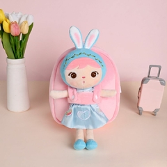 METOO DOLL - MOCHILA COM BONECA 30CM KEPPEL COELHA LOLITA AZUL na internet