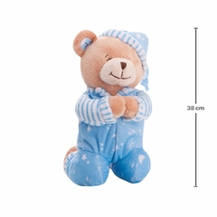 BUBA - PELÚCIA URSINHO QUE REZA 38CM - AZUL - comprar online