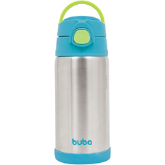 BUBA - GARRAFA TÉRMICA INOX PAREDE DUPLA 400 ML AZUL