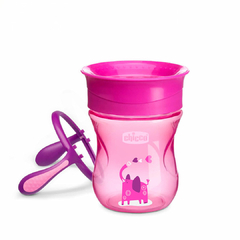 CHICCO - COPO INFANTIL 360 PERFECT CUP 12M+ MENINA ROSA - loja online