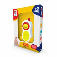 ESTRELA - CELULAR INFANTIL MACIO EM VINIL +3 MESES - Mamu Kids Store