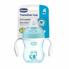 CHICCO - COPO DE TRANSIÇÃO TRANSITION CUP 4M+ MENINO 200ML