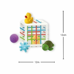 MULTIKIDS - CUBO ELÁSTICO BABY COM 5 BOLAS SENSORIAIS - comprar online