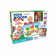 ELKA - FOFO BLOCOS DE MONTAR FÁBULAS OS TRÊS PORQUINHOS - Mamu Kids Store