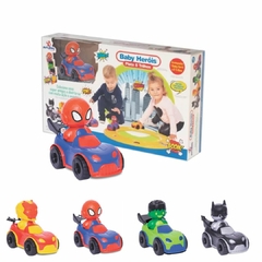 MERCOTOYS - BABY HERÓIS PISTA COM 8 TRILHOS