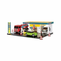 POLIPLAC - BRINQUEDO PLAYSET POLIPOSTO POSTO DE COMBUSTÍVEL - Mamu Kids Store