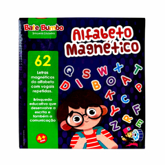 BATE BUMBO - BRINQUEDO EDUCATIVO ALFABETO MAGNÉTICO 62LETRAS