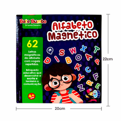 BATE BUMBO - BRINQUEDO EDUCATIVO ALFABETO MAGNÉTICO 62LETRAS - comprar online