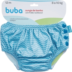 BUBA - SUNGA DE BANHO COM FRALDA - ONDAS - P