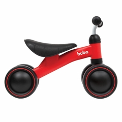 BUBA - BICICLETA DE EQUILIBRIO - 4 RODAS VERMELHA