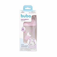 BUBA - MAMADEIRA ANTICÓLICA EASY FLOW NUVEM 270ML - ROSA na internet