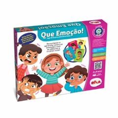 ELKA - QUE EMOÇÃO! JOGO DE EXPRESSÕES MÍMICA +4ANOS - loja online