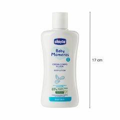 CHICCO - CREME CORPORAL BABY MOMENTS PELE DELICADA 200ML - comprar online