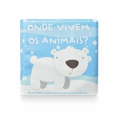 MULTIKIDS - LIVRO DE BANHO ONDE VIVEM OS ANIMAIS - Mamu Kids Store