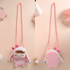 METOO DOLL - BOLSA COM ALÇA MINI 20CM ANGELA FLORESTA COELHA COM CAIXA - Mamu Kids Store