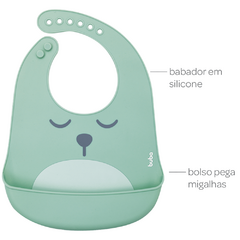 BUBA - BABADOR SILICONE PEGA MIGALHAS - GUMY VERDE - comprar online