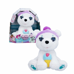 MULTIKIDS - PELÚCIA COM MECANISMO ARTIE O URSO POLAR +12MESES