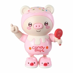 Imagem do BRINQUEDO ELETRÔNICO PORQUINHO DANÇARINO CANDY PIG COM SOM E LUZES