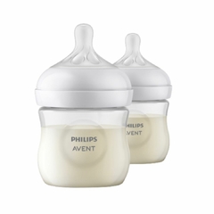 AVENT - KIT 2 MAMADEIRAS PETALA 3.0 125ML TRANSPARENTE - comprar online