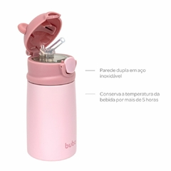 BUBA - COPO TÉRMICO PAREDE DUPLA URSINHO 320ML - ROSA - loja online