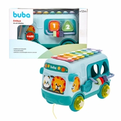 BUBA - BRINQUEDO INTERATIVO XILOFONE ÔNIBUS DE ATIVIDADES