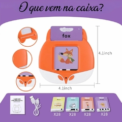 BRINQUEDO EDUCATIVO CARD EARLY COM INTERAÇÃO EM INGLÊS 112PC - RAPOSINHA na internet