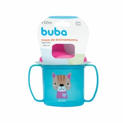 BUBA - COPO DE TREINAMENTO COM ALÇA E BICO RÍGIDO 180ML - GATINHO