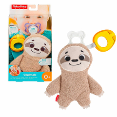 Clip Porta-chupeta Animais Sensoriais Lontra (0m+) - Fisher Price -  bebefacilMobile