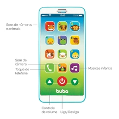 BUBA - BABY PHONE - AZUL na internet