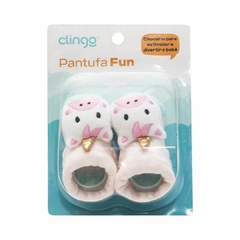 Imagem do CLINGO - PANTUFA ANTIDERRAPANTE COM CHOCALHO UNICÓRNIO