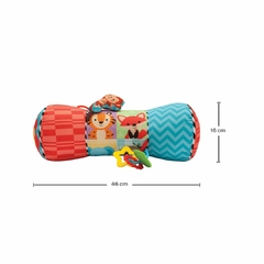 BUBA - ALMOFADA ROLINHO DE ATIVIDADES COM ARGOLAS E BUZININHA - comprar online