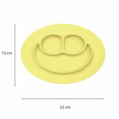 TURMINHA GUARÁ - PRATO DE SILICONE COM DIVISÓRIAS - CORES DIVERSAS na internet