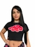 Camiseta Cropped Akatsuki Nuvens Naruto