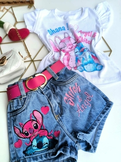 BABY LOOK ANGEL E STITCH